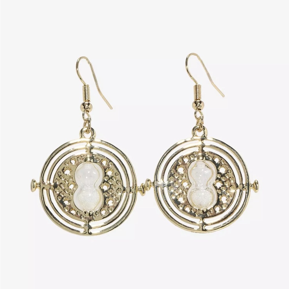 Harry Potter Time-Turner Drop Earrings NWT - Picture 2 of 2